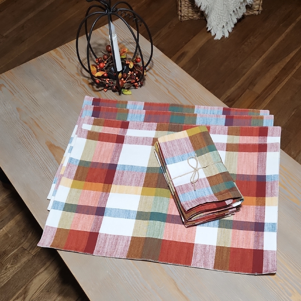 Fall Cloth Placemats and Cloth Napkins